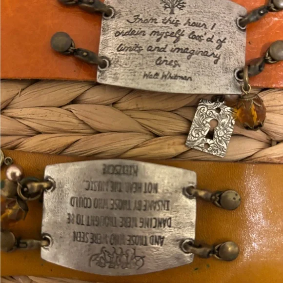 Lenny & Eva Lot Wide Band Cuffs with Adornments - Picture 3 of 6